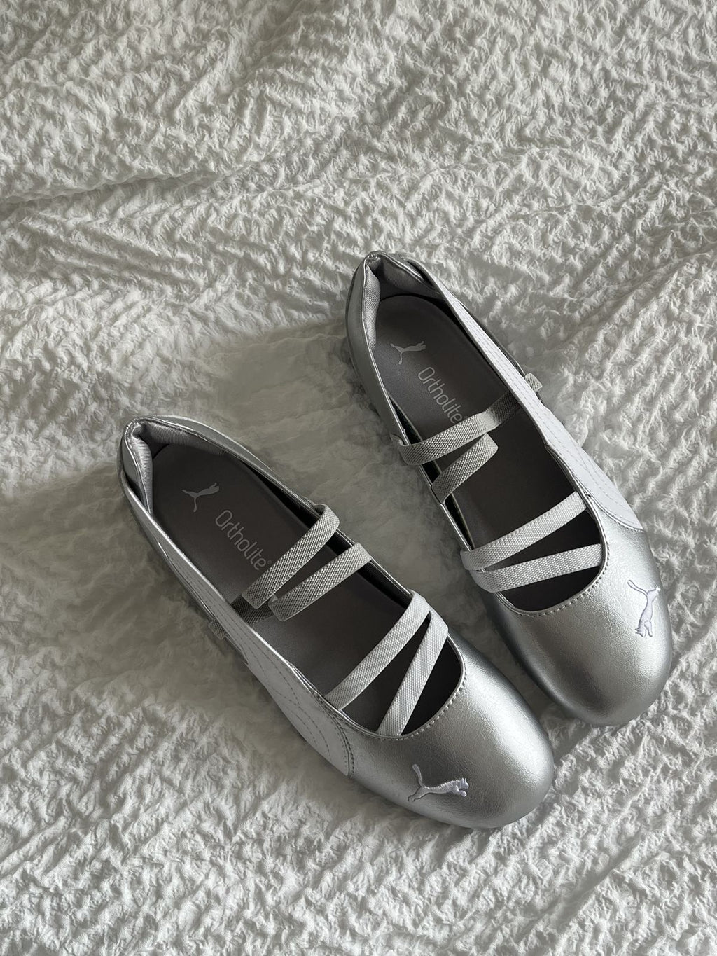 Ballet Spint - Silver/White