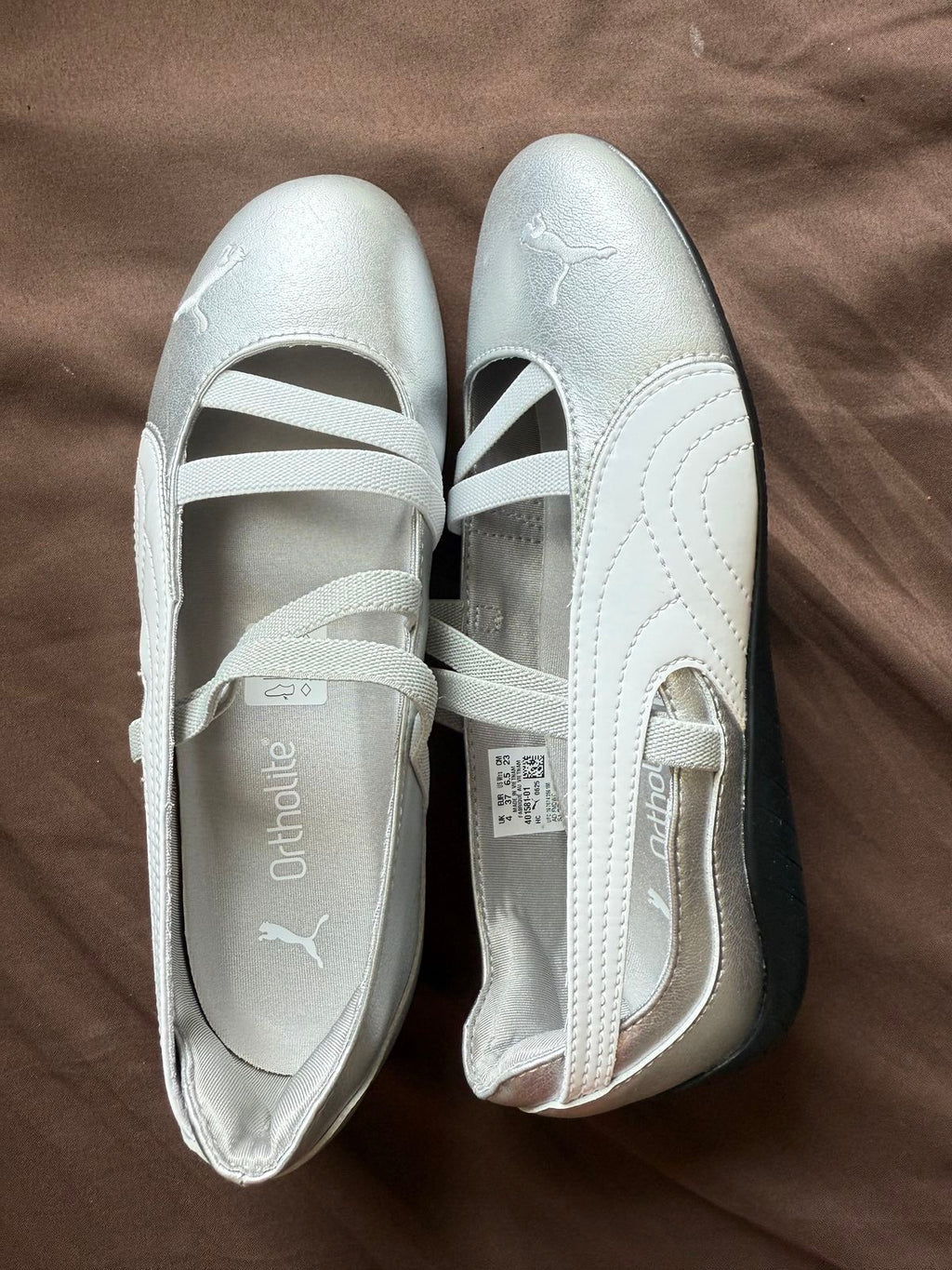 Ballet Spint - Silver/White